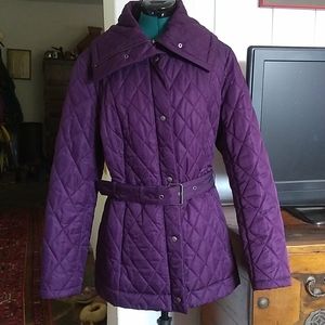 Pendleton Purple Puffer Trench Coat